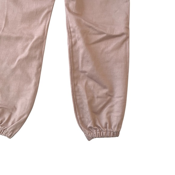 George Girls Size 3T Blush Rose Pink Jumper Pantsuit 100% Cotton Jogger - Picture 4 of 6